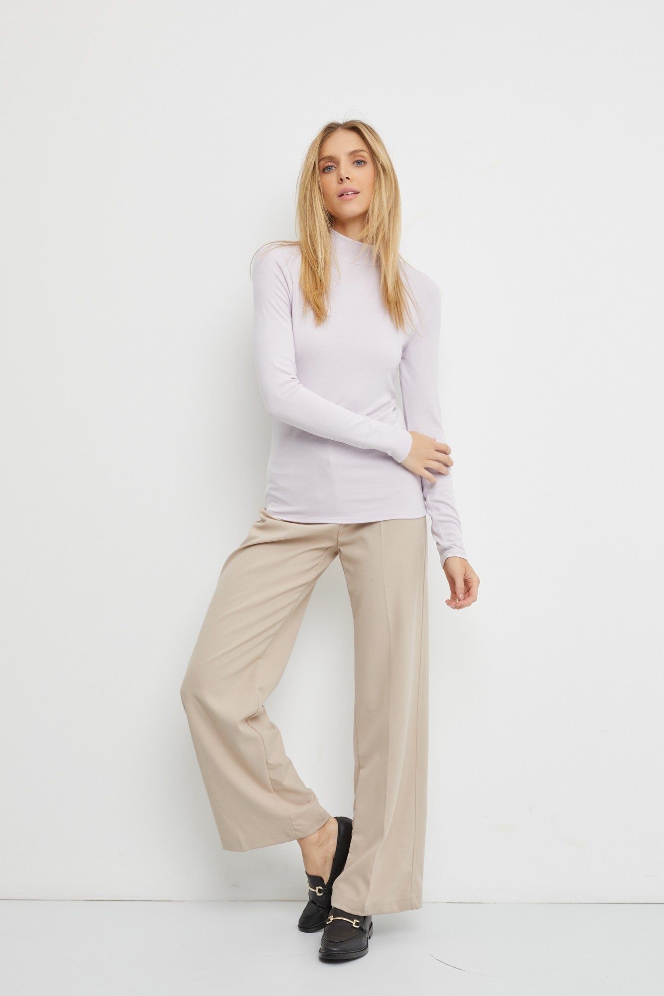 Light Pink Soft Turtle Neck Top sold by Pinkblush product image thumbnail 2