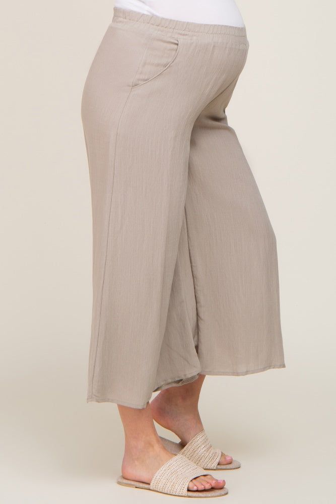 Sage Wide Leg Maternity Pants sold by Pinkblush product image thumbnail 3