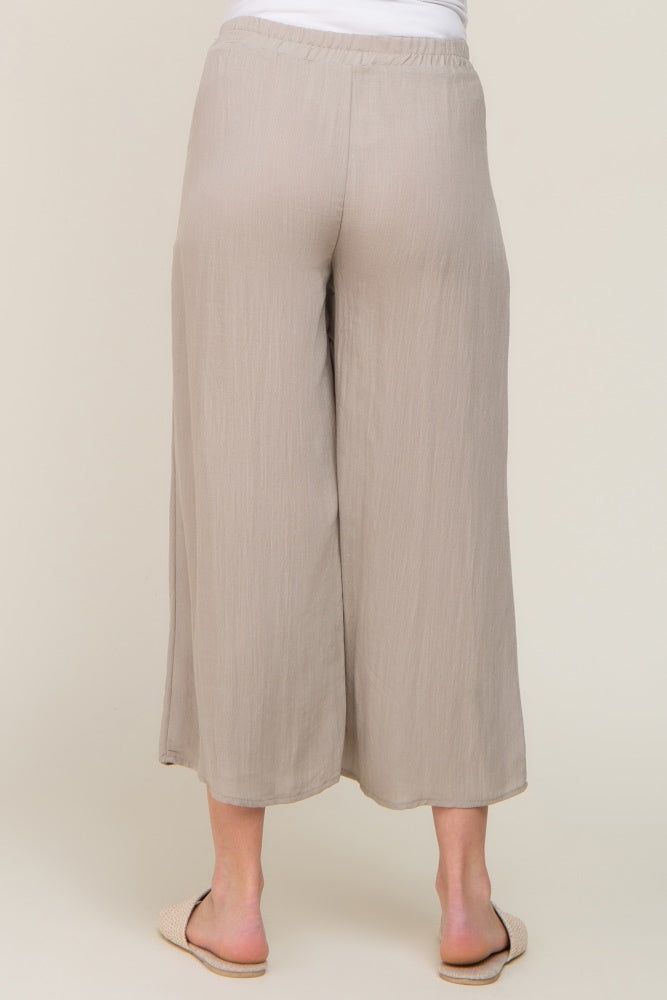 Sage Wide Leg Maternity Pants sold by Pinkblush product image thumbnail 4