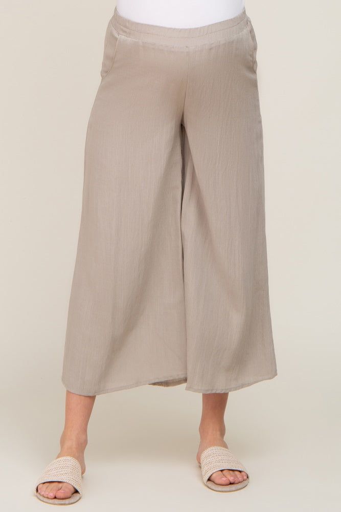 Sage Wide Leg Maternity Pants sold by Pinkblush product image thumbnail 2