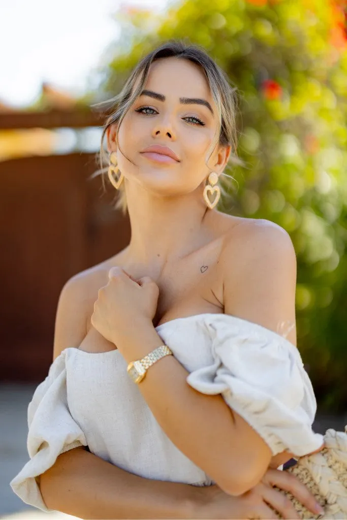 Natural Linen Midi Dress sold by Pinkblush product image thumbnail 3