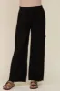 Black Raw Hem Maternity Cargo Pants sold by Pinkblush