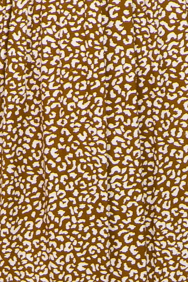 Mocha Animal Print Smocked Midi Dress sold by Pinkblush product image thumbnail 4