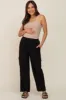 Black Raw Hem Maternity Cargo Pants sold by Pinkblush