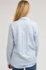 Light Blue Striped Basic Button Down Maternity Top sold by Pinkblush