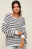 Black Striped Sweater sold by Pinkblush