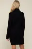 Black Turtleneck Maternity Sweater Dress sold by Pinkblush