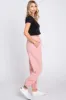 Light Pink Drawstring Sweatpants sold by Pinkblush