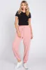 Light Pink Drawstring Sweatpants sold by Pinkblush