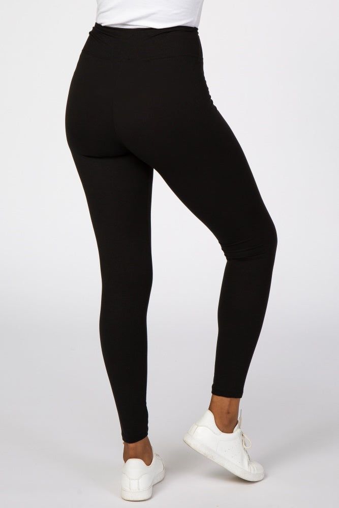 Black Leggings sold by Pinkblush product image thumbnail 4