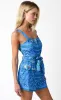Blue Multi Printed Romper sold by Pinkblush
