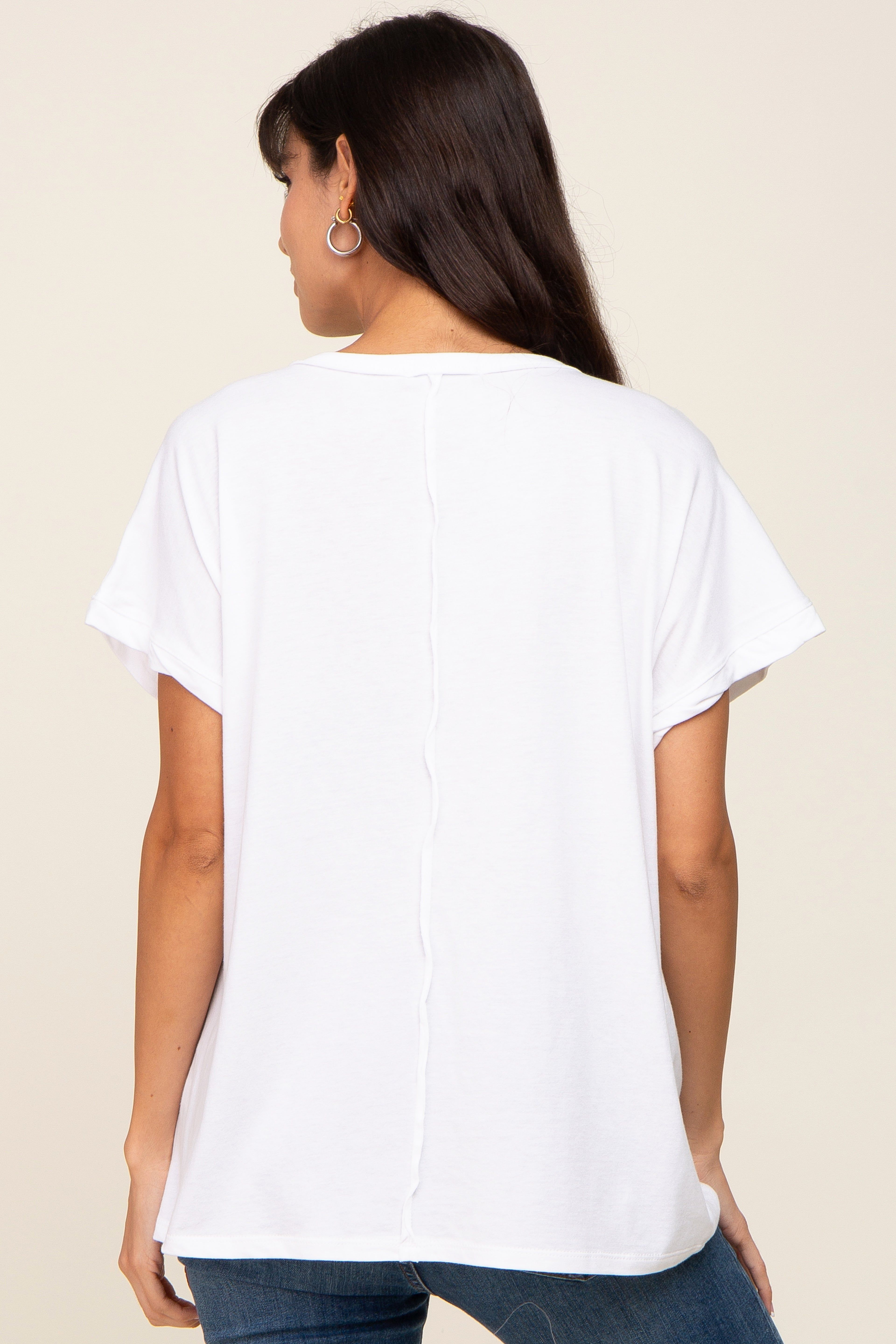 White Short Sleeve Top sold by Pinkblush product image thumbnail 3
