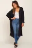 Black Striped Lightweight Button Down Top sold by Pinkblush