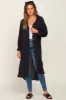 Black Striped Lightweight Button Down Top sold by Pinkblush
