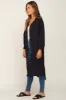 Black Striped Lightweight Button Down Top sold by Pinkblush