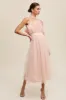 Blush Paper Bag Frill Tulle Maxi Dress sold by Pinkblush