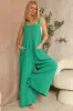 Green Pocket Front Wide Leg Jumpsuit sold by Pinkblush