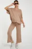Mocha Cropped Pant Maternity Set sold by Pinkblush