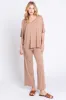 Mocha Cropped Pant Maternity Set sold by Pinkblush