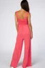 Coral Sleeveless Wide Leg Jumpsuit sold by Pinkblush