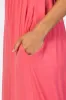 Coral Sleeveless Wide Leg Jumpsuit sold by Pinkblush
