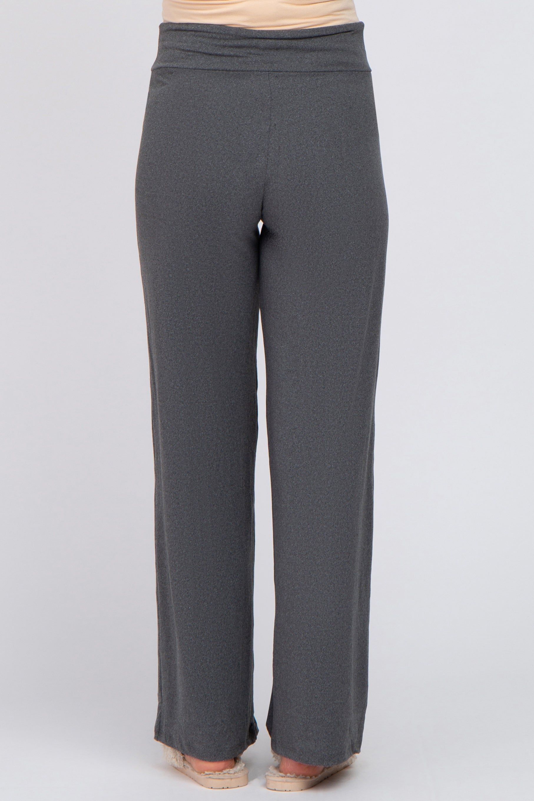 Charcoal Drawstring Maternity Lounge Pants sold by Pinkblush product image thumbnail 4
