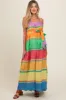 Multi Color Self Tie Adjustable Strap Maternity Dress sold by Pinkblush