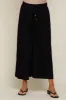 Black Drawstring Wide Leg Maternity Pants sold by Pinkblush