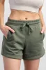 Olive Terry Shorts sold by Pinkblush