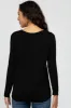 Black Basic Long Sleeve Top sold by Pinkblush
