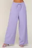Lavender Drawstring Wide Leg Pants sold by Pinkblush