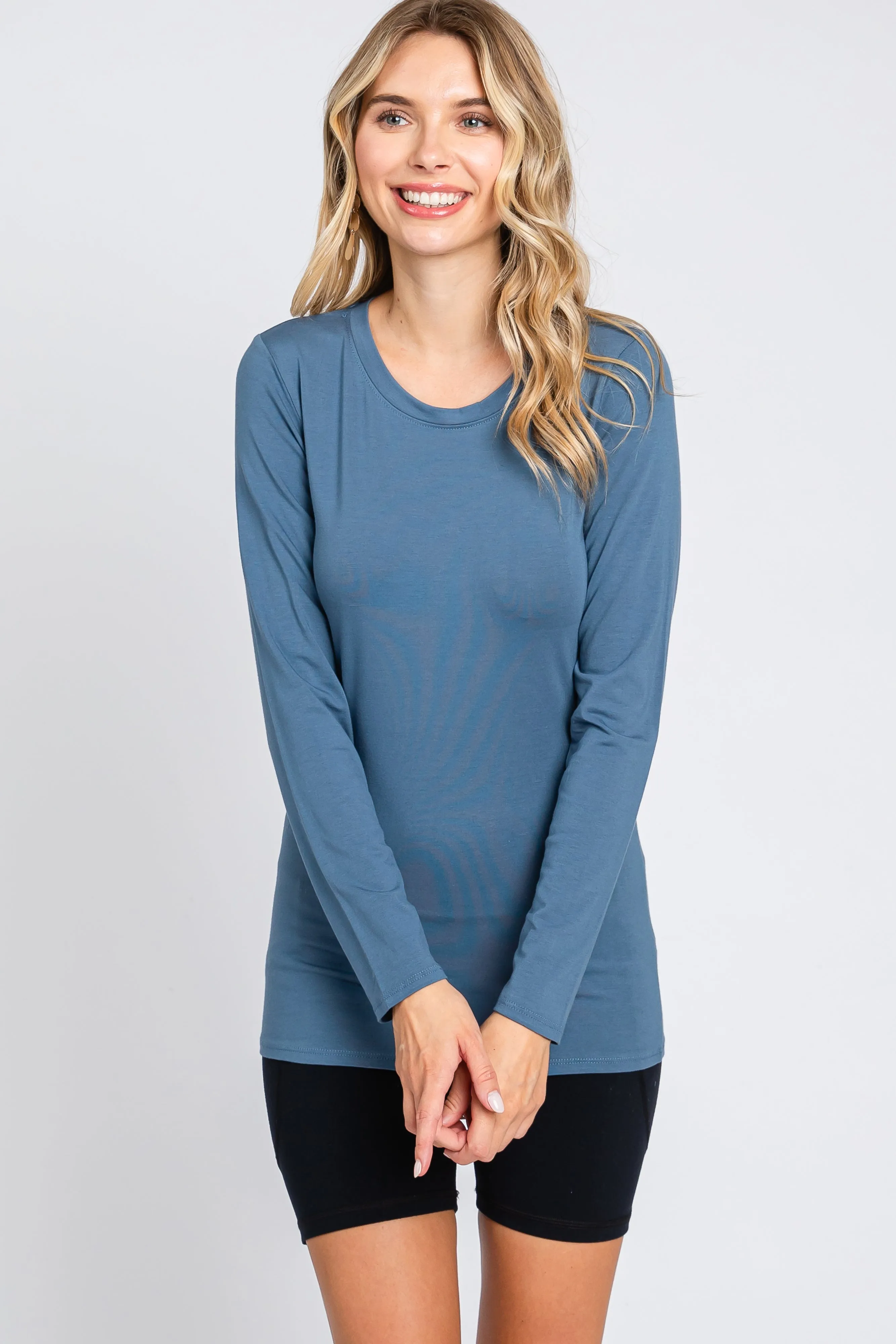 Blue Long Sleeve Top sold by Pinkblush product image thumbnail 2