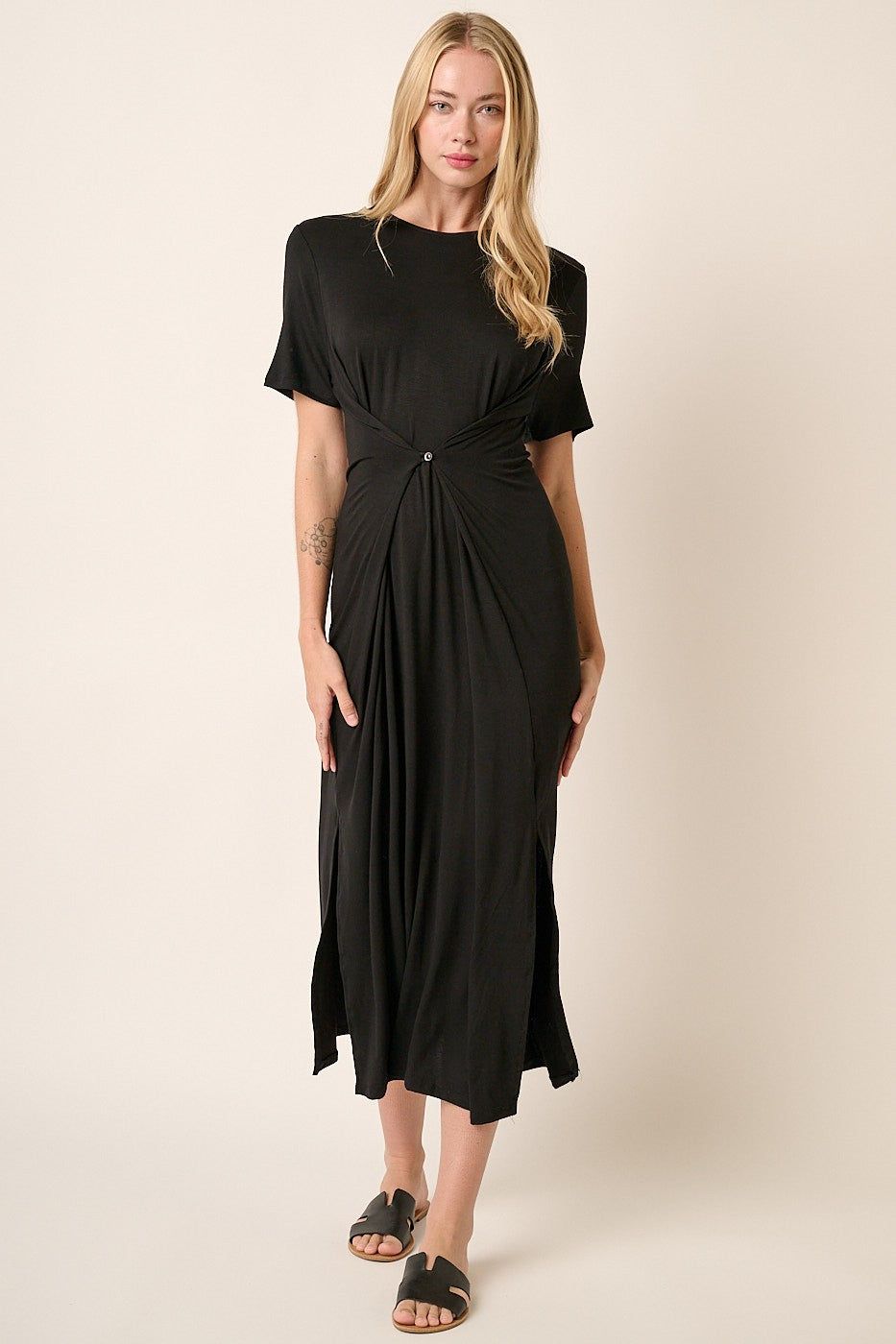 Black Two-Way Maxi Dress sold by Pinkblush