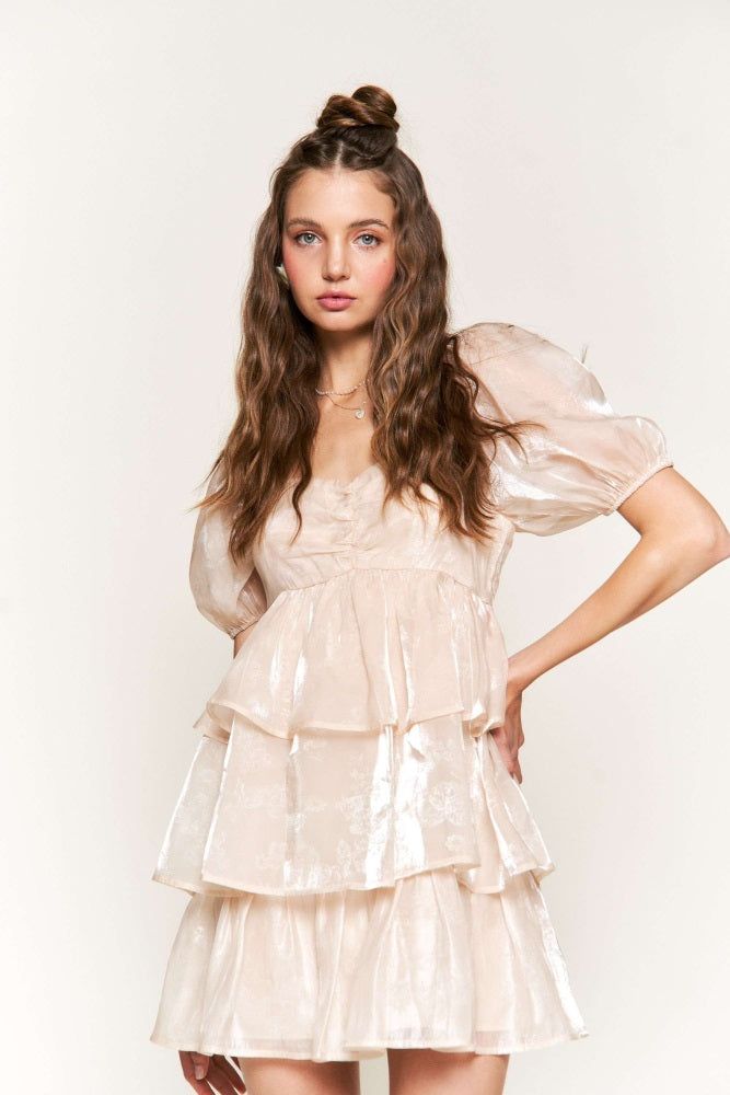 Ivory Mini Dress sold by Pinkblush product image thumbnail 2