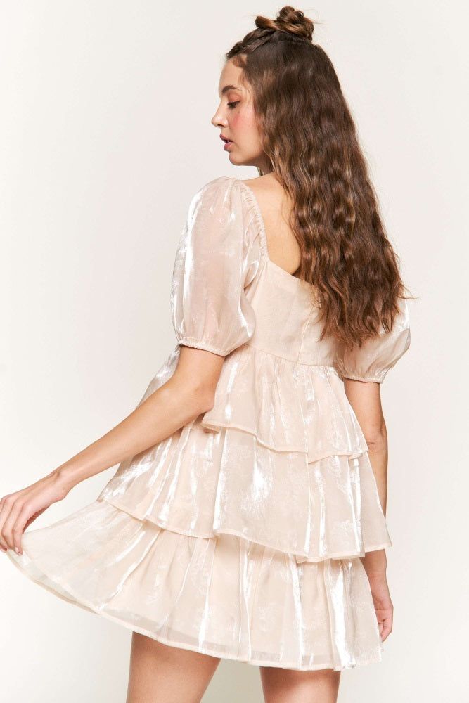 Ivory Mini Dress sold by Pinkblush product image thumbnail 3
