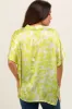 Lime Floral Button Down Maternity Blouse sold by Pinkblush