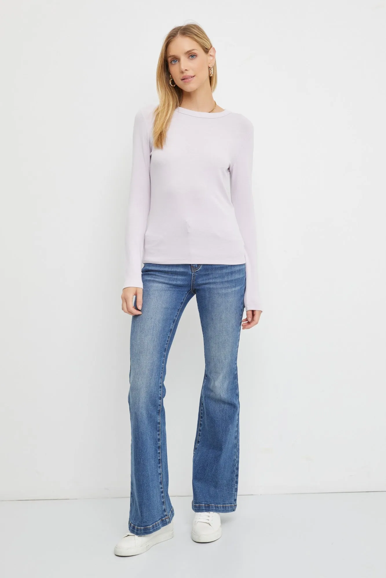 Lavender Long Sleeve Top sold by Pinkblush