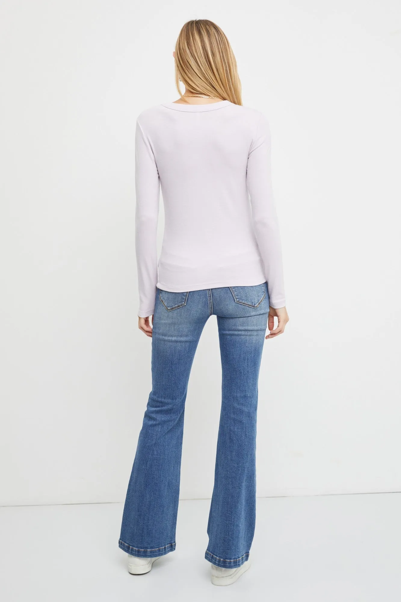 Lavender Long Sleeve Top sold by Pinkblush product image thumbnail 2