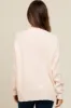 Cream Mock Neck Basic Maternity Sweater sold by Pinkblush