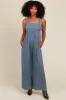 Denim Chambray Cutout Jumpsuit sold by Pinkblush