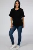 Black Basic Short Sleeve Maternity Tee sold by Pinkblush