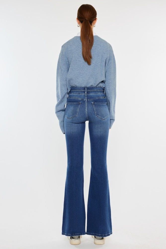 Medium High Rise Skinny Flare Jean sold by Pinkblush product image thumbnail 3