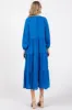 Royal Textured Tiered Midi Dress sold by Pinkblush