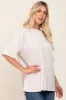 Beige Basic Oversized T-Shirt sold by Pinkblush
