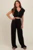 Black Cropped Hoodie Pants Maternity Set sold by Pinkblush