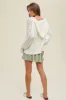 Cream Open Knit Hooded Sweater sold by Pinkblush