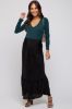 Black Plisse Maternity Maxi Skirt sold by Pinkblush