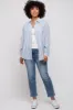 Blue Striped Button Up Long Sleeve Top sold by Pinkblush