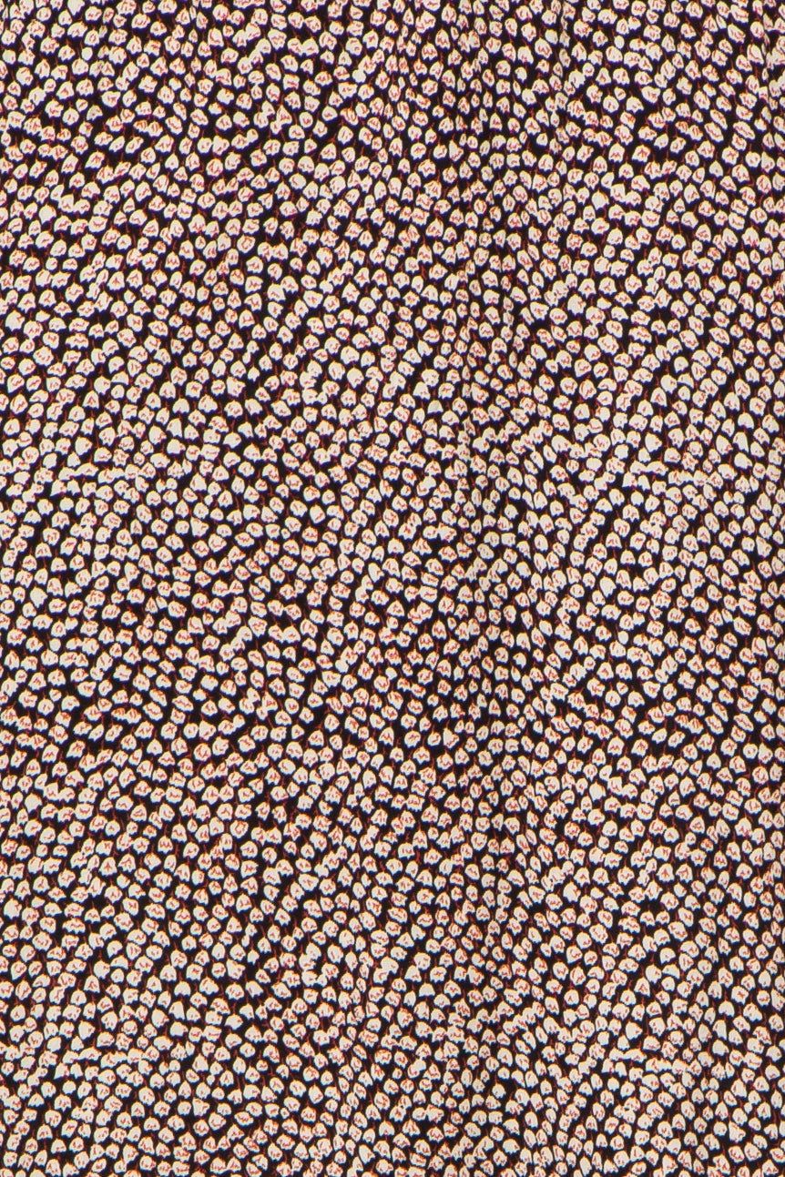 Black Ditsy Floral Smocked 3/4 Sleeve Midi Dress sold by Pinkblush product image thumbnail 4