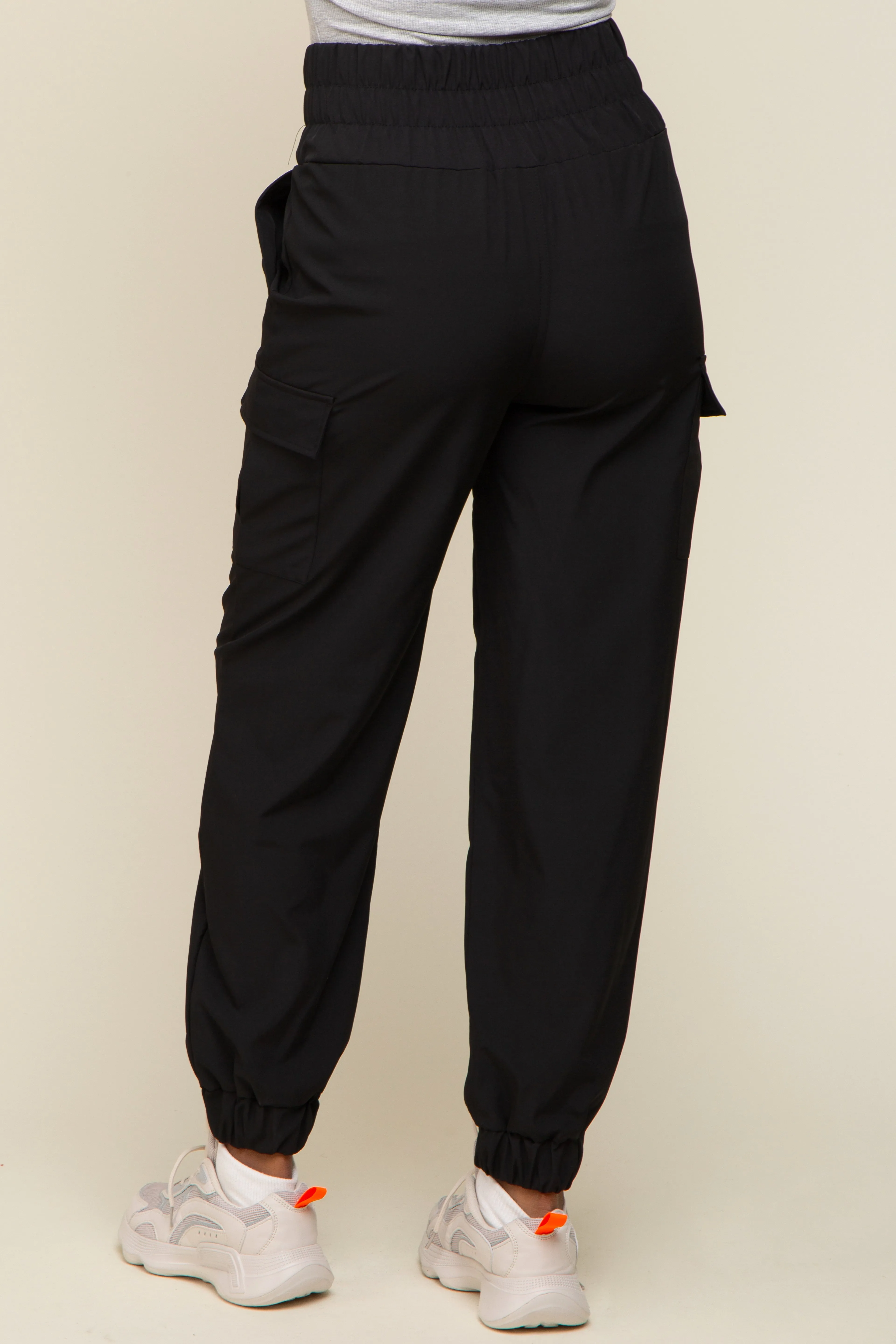 Black Cargo Pocket Joggers sold by Pinkblush product image thumbnail 4